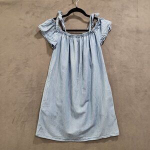 Aeropostale Mini Dress Women's Size Medium Off shoulder Sleeves Beach Party